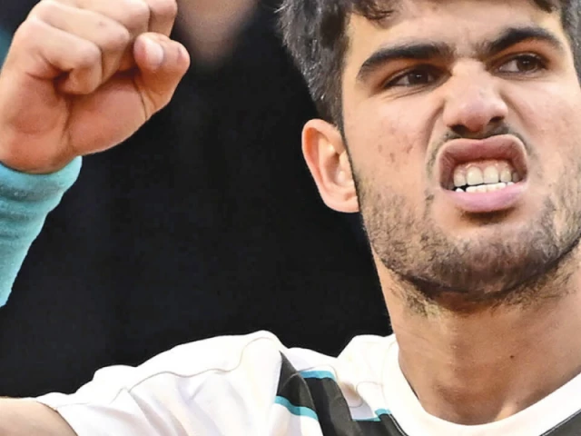 spirited carlos alcaraz saved three match points and rallied from two sets down to beat jannik sinner in the french open final photo afp spirited carlos alcaraz saved three match points and rallied from two sets down to beat jannik sinner in the french open final photo afp