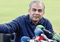 pakistan cricket board chairman mohsin naqvi lauded the green shirts for their spirited performance throughout the series photo afp