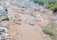 karachi s once living coastline gasps under a relentless tide of waste what was once a source of life for fishing communities has turned into a conduit of pollution as untreated animal waste and hazardous medical debris pour unchecked into the sea photo express