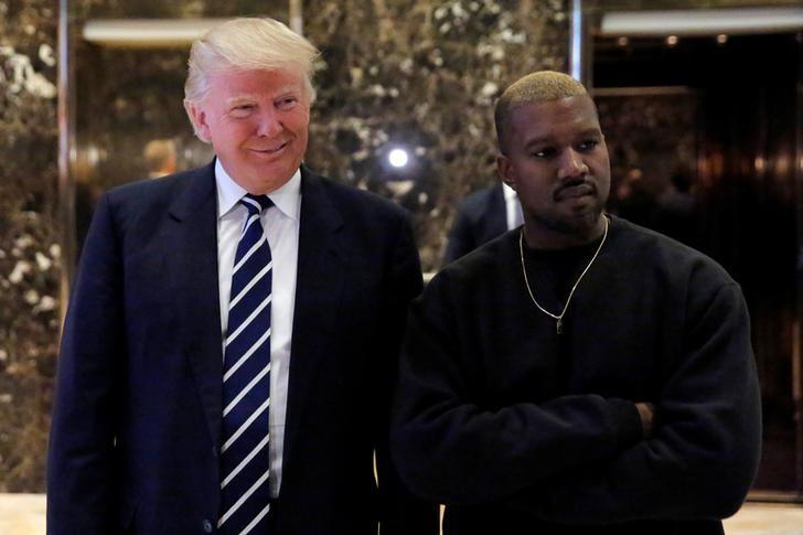 us president elect donald trump and musician kanye west pose for media at trump tower in manhattan new york city us december 13 2016 reuters andrew kelly