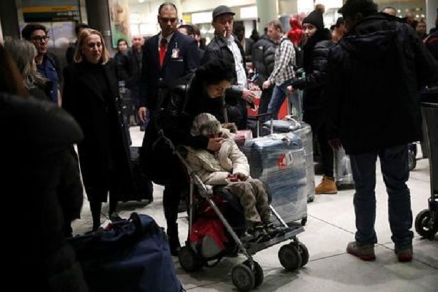 alma kashkooli 12 from iran who has a severe medical condition is wheeled out of customs by her mother farimeh kashkooli who is living in the united states on a student visa while studying at fordham university law school in new york as alma arrives at new york 039 s john f kennedy international airport in new york after traveling from istanbul turkey february 6 2017 photo reuters