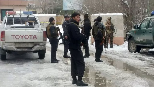afghan policemen keep watch at the site of a bomb blast in kabul afghanistan february 7 2017 photo reuters afghan policemen keep watch at the site of a bomb blast in kabul afghanistan february 7 2017 photo reuters