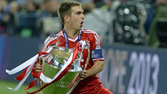 lahm skippered bayern to their 2013 champions league victory at wembley photo afp lahm skippered bayern to their 2013 champions league victory at wembley photo afp