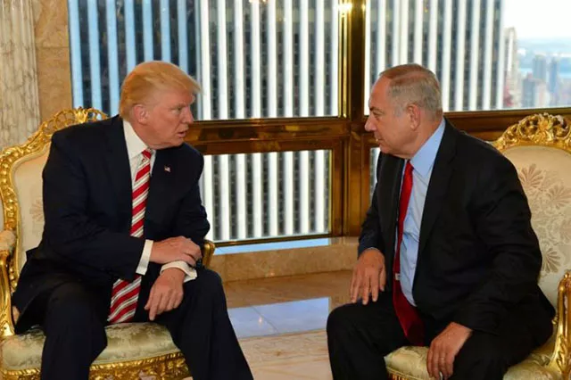 israeli prime minister benjamin netanyahu r speaks to republican u s presidential candidate donald trump during their meeting in new york september 25 2016 photo reuters israeli prime minister benjamin netanyahu r speaks to republican u s presidential candidate donald trump during their meeting in new york september 25 2016 photo reuters