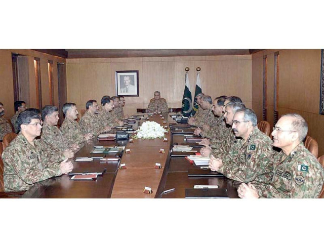 gen qamar javed bajwa presides over the corps commanders meeting photo app gen qamar javed bajwa presides over the corps commanders meeting photo app