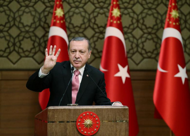 turkish president tayyip erdogan makes a speech during his meeting with mukhtars at the presidential palace in ankara turkey february 8 2017 photo reuters turkish president tayyip erdogan makes a speech during his meeting with mukhtars at the presidential palace in ankara turkey february 8 2017 photo reuters