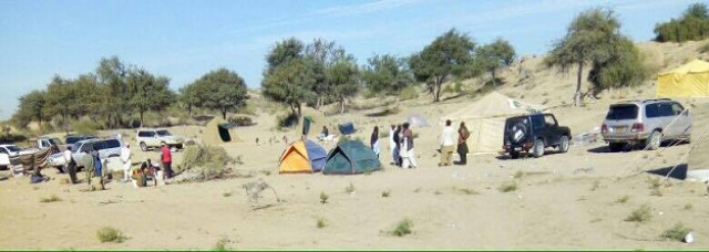 qatar hunters driven out of sindh photo express tribune qatar hunters driven out of sindh photo express tribune