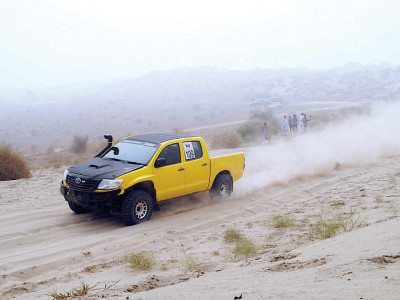 114 drivers take part in cholistan rally qualifying