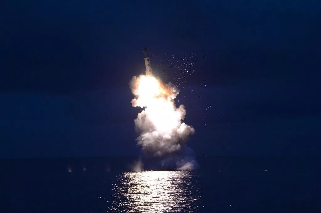 north korea test fires a strategic submarine launched ballistic missile at an undisclosed location in august 2016 photo afp north korea test fires a strategic submarine launched ballistic missile at an undisclosed location in august 2016 photo afp