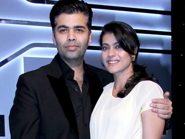 karan johar and kajol photo bollywood life