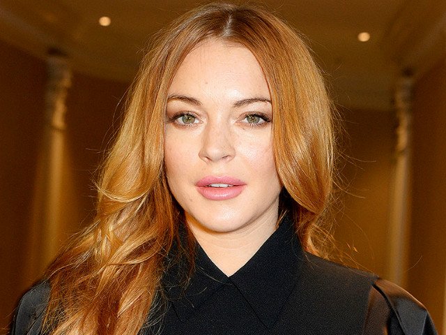 hollywood star lindsay lohan photo file