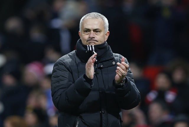 manchester united manager jose mourinho applauds fans after the game photo reuters manchester united manager jose mourinho applauds fans after the game photo reuters