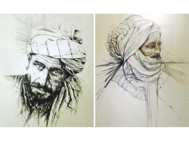 artist bilal ashraf butt says worn out faces show what a person has gone through artist bilal ashraf butt says worn out faces show what a person has gone through