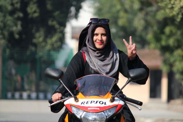 female bikers becoming a common sight