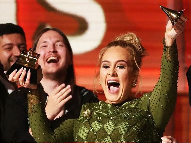 adele broke her grammy photo the sun