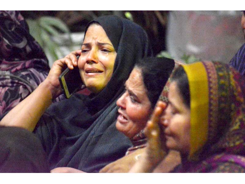 relatives of victims weep inconsolably outside ganga ram hospital photo app