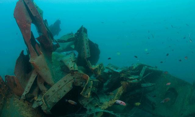 the japanese cargo vessels which went down with their crews off the coast of sabah in 1944 photo courtesy the guardian