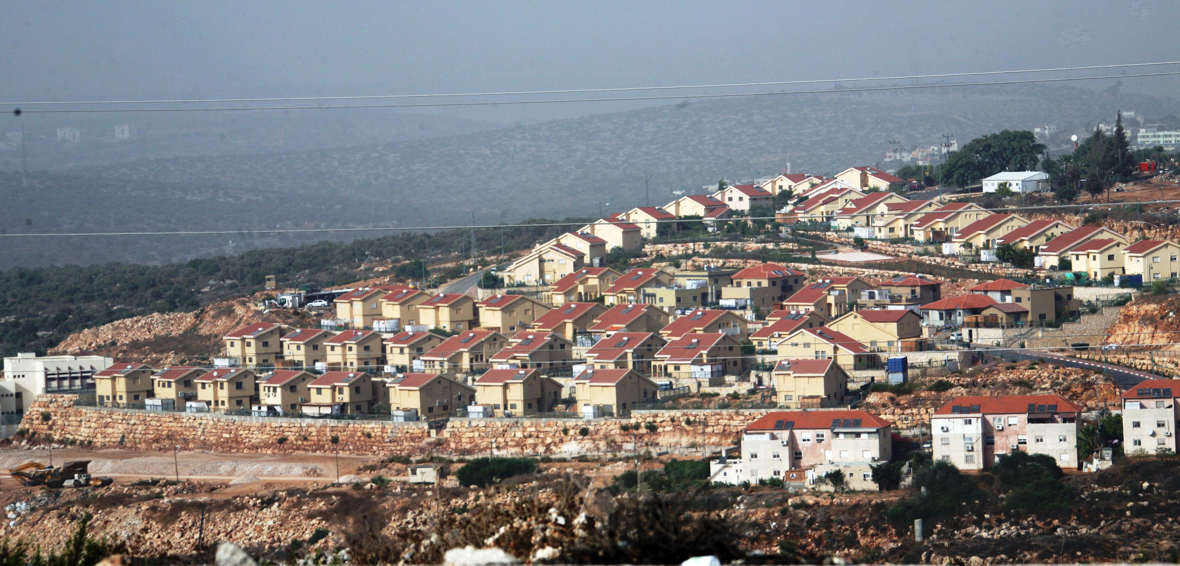 general view of the jewish settlement of revava near the west bank city of nablus photo epa