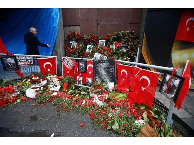 flowers and pictures of the victims are placed near the entrance of reina nightclub in istanbul turkey january 17 2017 photo reuters flowers and pictures of the victims are placed near the entrance of reina nightclub in istanbul turkey january 17 2017 photo reuters
