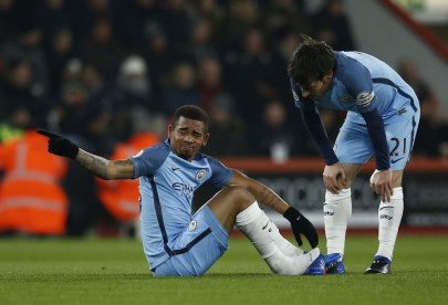 manchester city s jesus faces long layoff