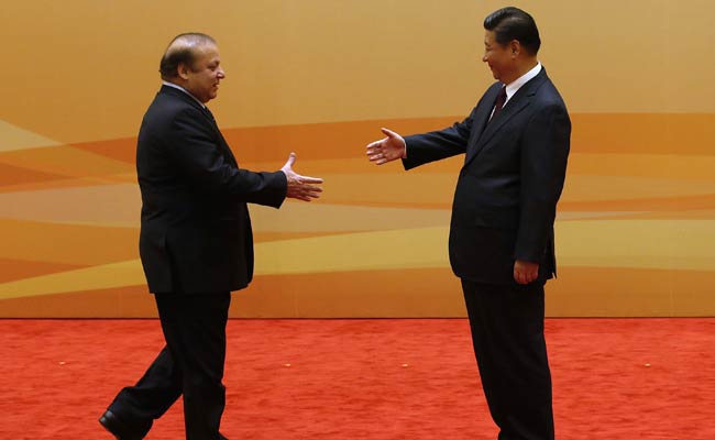 prime minister nawaz sharif and chinese president xi jinping photo afp