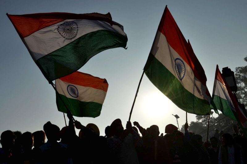 india 039 s quot jana gana mana quot national anthem has been sung by 509 261 people in gujarat seeting a new guinness world record photo afp