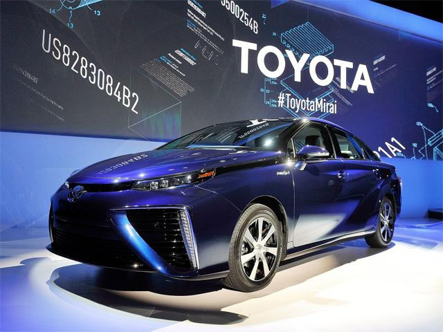 mirai was toyota 039 s first mass market hydrogen fuel cell car photo afp