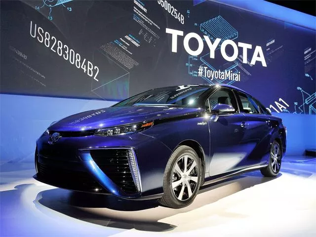 mirai was toyota 039 s first mass market hydrogen fuel cell car photo afp mirai was toyota 039 s first mass market hydrogen fuel cell car photo afp