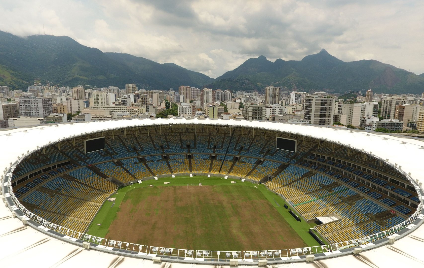 view of the maracana stadium in rio de janeiro photo afp