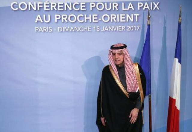saudi foreign minister adel al jubeir arrives for the opening of the mideast peace conference in paris france january 15 2017 photo reuters saudi foreign minister adel al jubeir arrives for the opening of the mideast peace conference in paris france january 15 2017 photo reuters