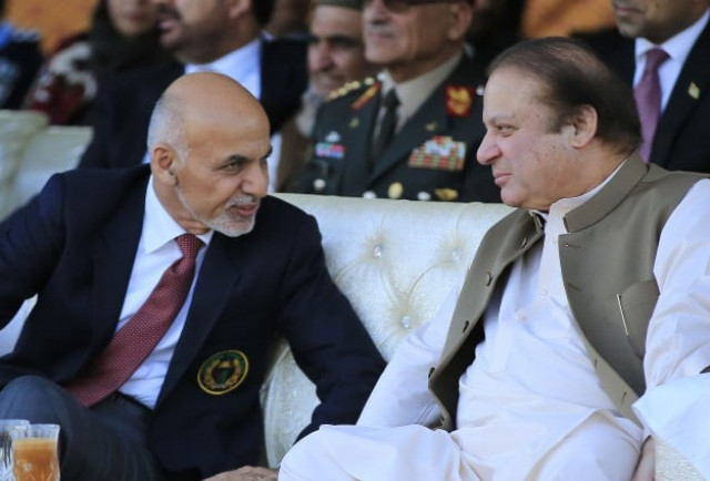 afghan president ashraf ghani with prime minister nawaz sharif photo afp afghan president ashraf ghani with prime minister nawaz sharif photo afp