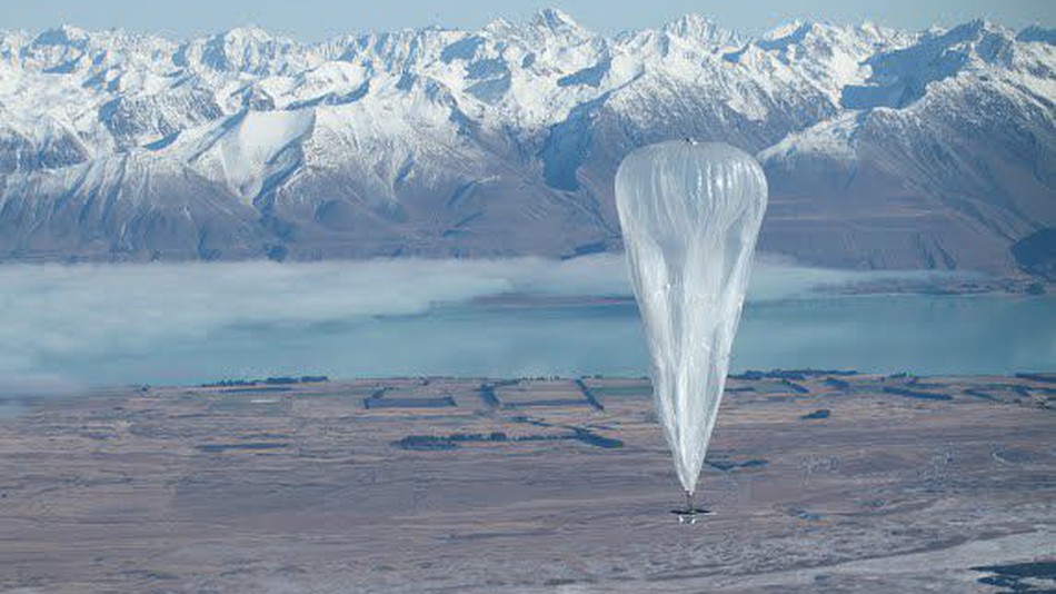 the acceleration was credited to software leaps that allow internet serving balloons to ride high altitude winds to ideal locations or loop in patterns that create consistent webs of internet coverage in the sky photo google