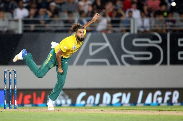 tahir claimed five for 24 in 78 run t20i victory photo afp tahir claimed five for 24 in 78 run t20i victory photo afp
