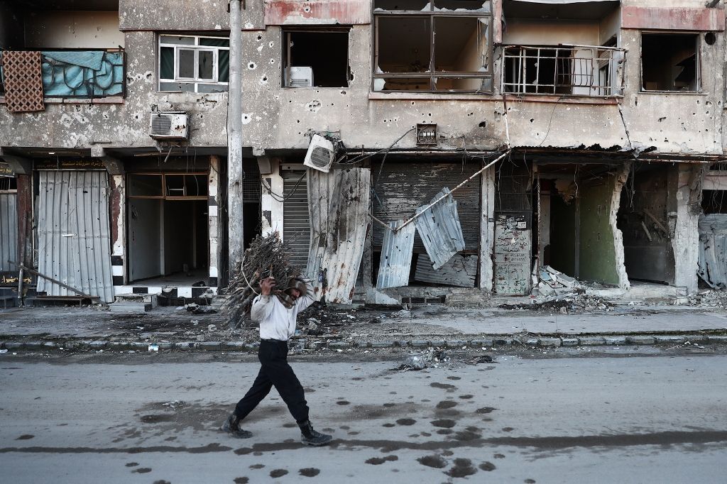 three women were among those killed in the artillery fire on al bab photo afp file