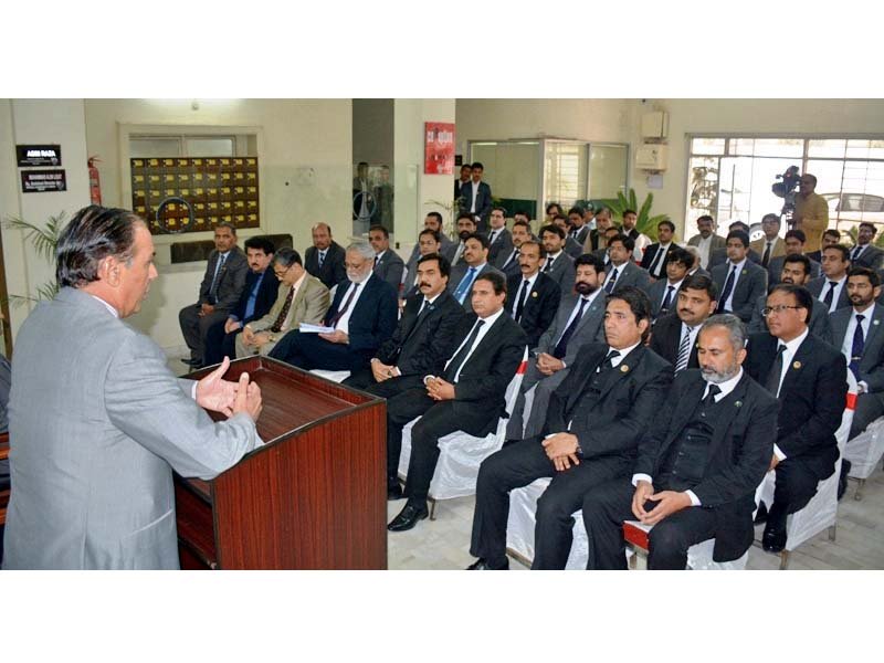 nab chief addressing officers in multan photo express