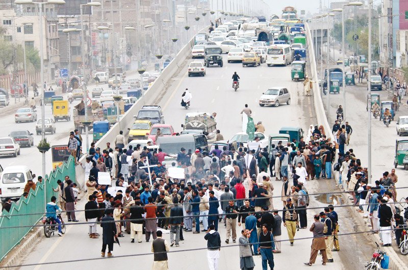 christians hold a protest on gt road photo muhammad iqbal express