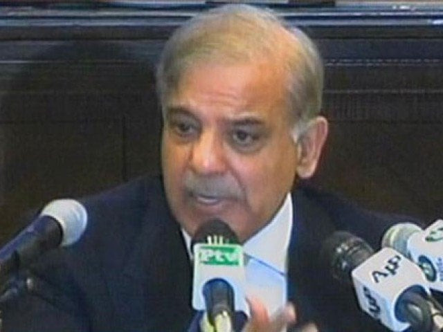 punjab chief minister shahbaz sharif addressing a press conference in lahore on friday february 17 2017 photo screengrab punjab chief minister shahbaz sharif addressing a press conference in lahore on friday february 17 2017 photo screengrab