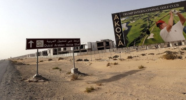 the trump international golf club developed by luxury real estate firm damac properties is to be inaugurated on saturday by the president 039 s sons eric and donald jr photo afp the trump international golf club developed by luxury real estate firm damac properties is to be inaugurated on saturday by the president 039 s sons eric and donald jr photo afp
