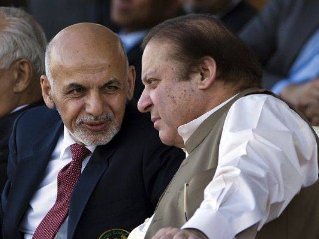 afghan president ashraf ghani with prime minister nawaz sharif photo file