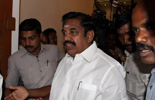 edappadi palanisamy a loyalist of interim general secretary of aiadmk party v k sasikala leaves the raj bhavan after swearing in as the chief minister of southern state of tamil nadu in chennai india february 16 2017 photo reuters edappadi palanisamy a loyalist of interim general secretary of aiadmk party v k sasikala leaves the raj bhavan after swearing in as the chief minister of southern state of tamil nadu in chennai india february 16 2017 photo reuters