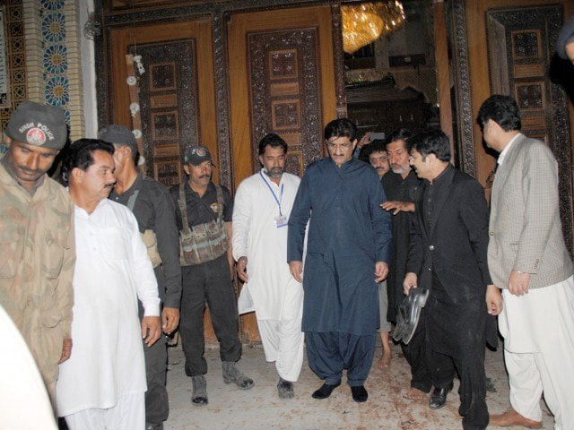 murad ali shah says foreign elements involved in terror incidents links lahore and sehwan attacks with afganistan photo shahid ali express