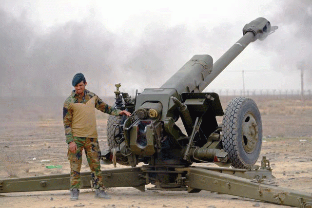 an afghan soldier fires a 122mm howitzer during a live fire exercise with nato military advisers outside kandahar air field afghanistan february 15 2017 photo reuters an afghan soldier fires a 122mm howitzer during a live fire exercise with nato military advisers outside kandahar air field afghanistan february 15 2017 photo reuters