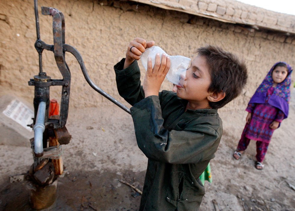 universal provision of potable water is a development essential poisoning the populace via careless neglect is not photo afp