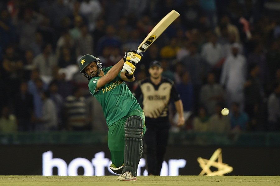 shahid afridi during a world t20 match on march 22 2016 photo afp