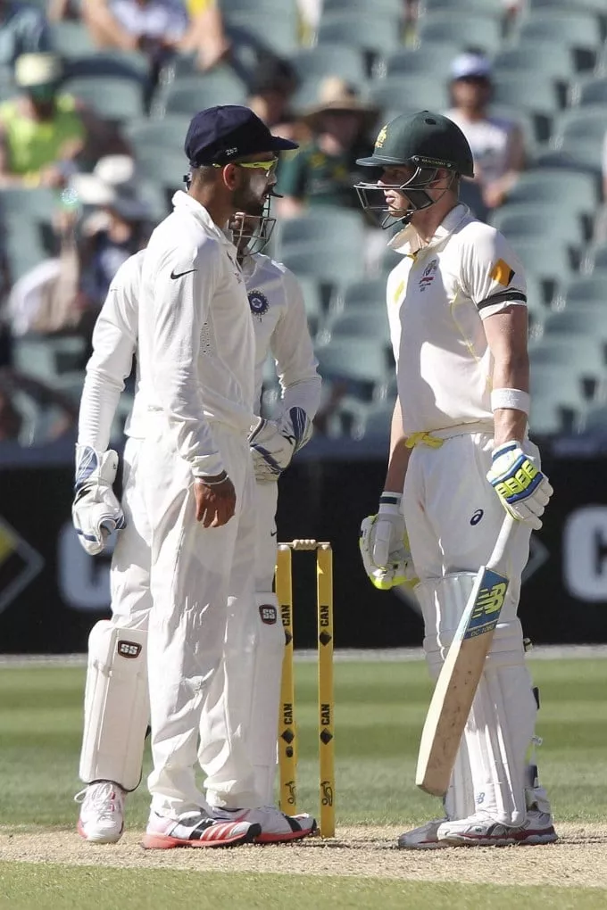 kohli l and smith face off in four test series starting this week photo afp kohli l and smith face off in four test series starting this week photo afp