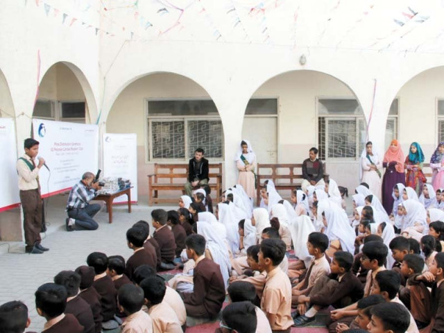the project was born when ici pakistan limited launched a reading project at the school to promote reading habits photo ayesha mir express the project was born when ici pakistan limited launched a reading project at the school to promote reading habits photo ayesha mir express