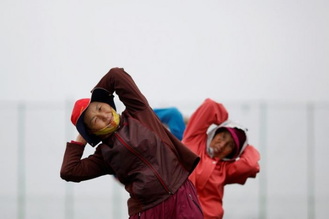 elderly residents exercise on the island of yeonpyeong which lies in the yellow sea south korea april 9 2014 photo reuters elderly residents exercise on the island of yeonpyeong which lies in the yellow sea south korea april 9 2014 photo reuters