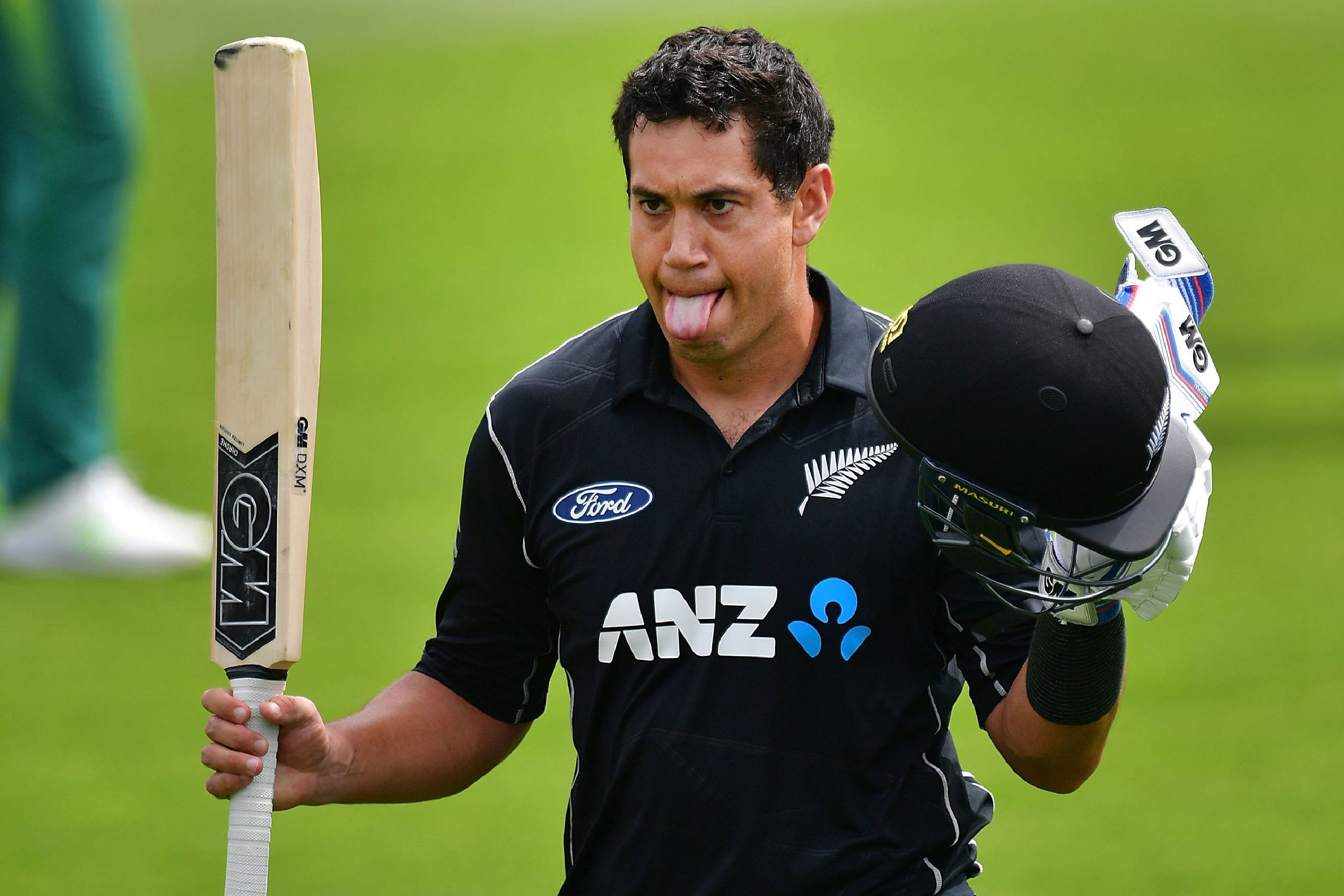 ross taylor scored 102 not out to become new zealand s most prolific odi century maker photo afp