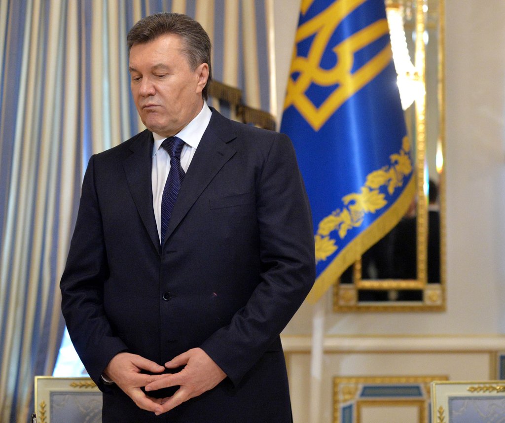 quot i have not been overthrown by anyone i was compelled to leave ukraine due to an immediate threat to my life and the life of those close to me quot says deposed ukrainian president viktor yanukovych photo afp file