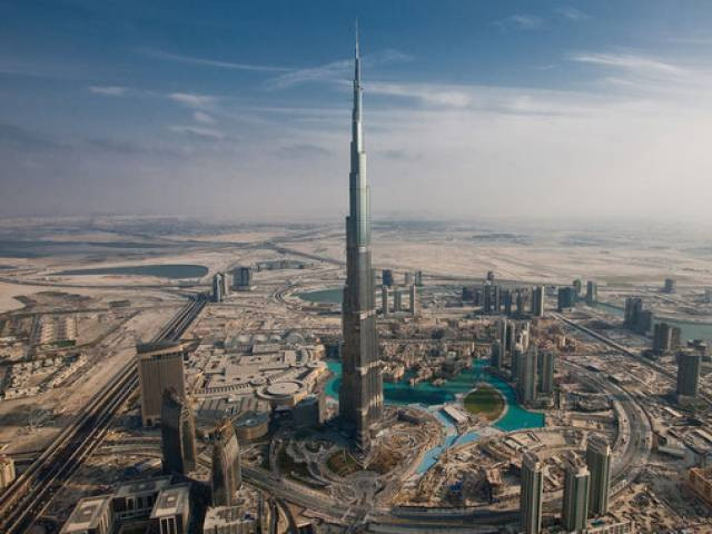 an aerial view of burj khalifa in uae photo reuters an aerial view of burj khalifa in uae photo reuters